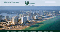 Desktop Screenshot of cypressinsurance.com